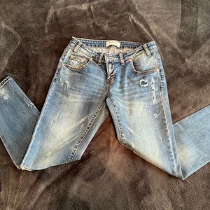 ONE X ONE TEASPOON stovepipe jeans (cf)